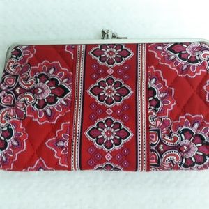 Vera Bradley Bags - Vintage Vera Bradley Double Kisslock Wallet/Clutch Vera Bradley Bags - Vintage Vera Bradley Double Kisslock Wallet/Clutch